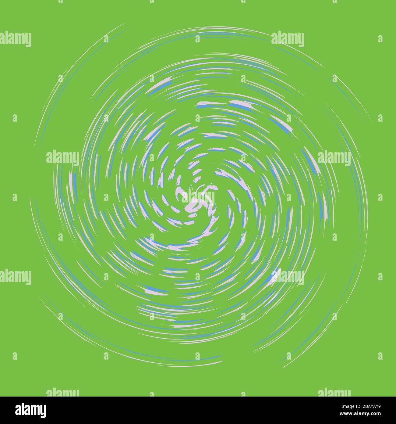 tricolor curly, coil, gyration volute shape. twine vortex rotating in ...