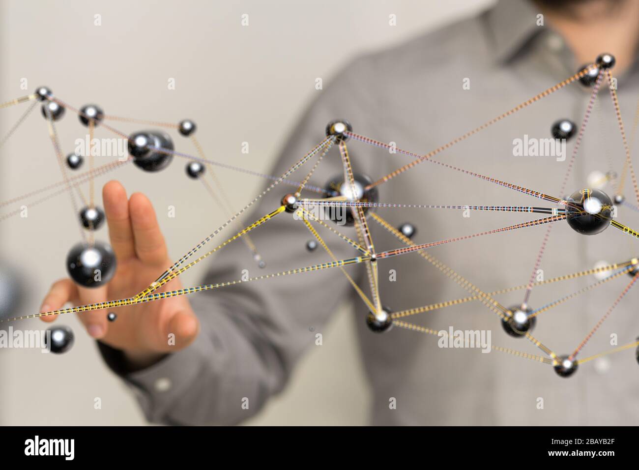 Protect Cloud Information Data Concept. Stock Photo