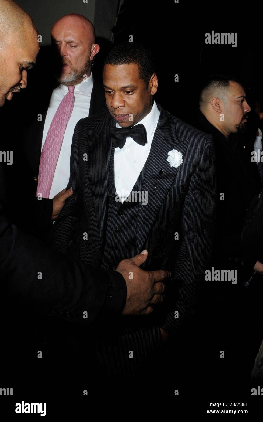 Rapper Shawn Carter aka JayZ on February 1, 2010 in Los Angeles, California Stock Photo Alamy