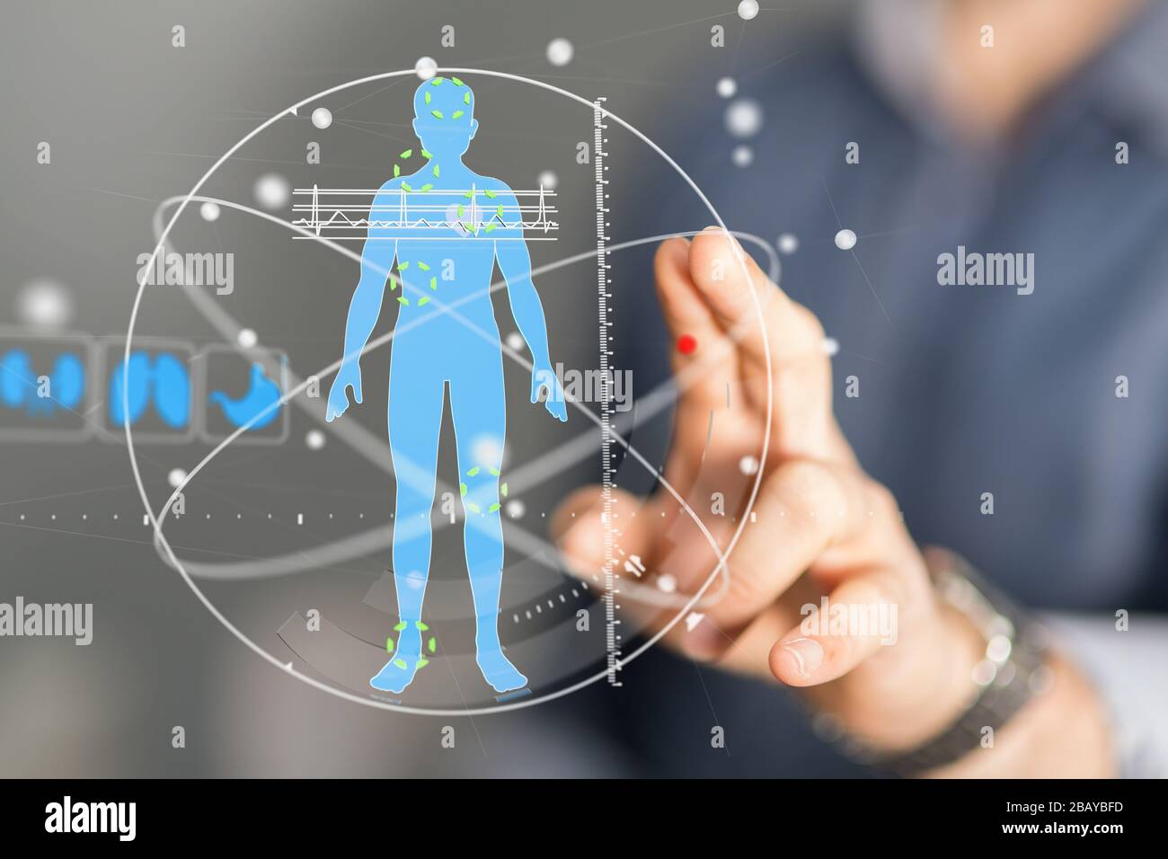 Health care diagram icon hi-res stock photography and images - Alamy