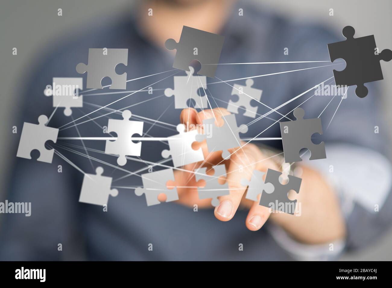 A puzzle Stock Photo