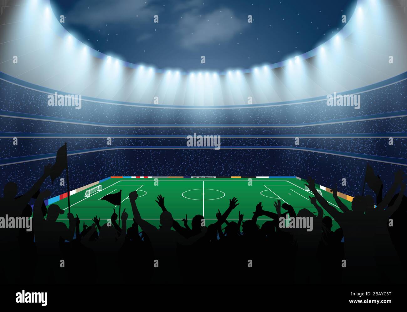 Stadium seats Stock Vector Images Alamy