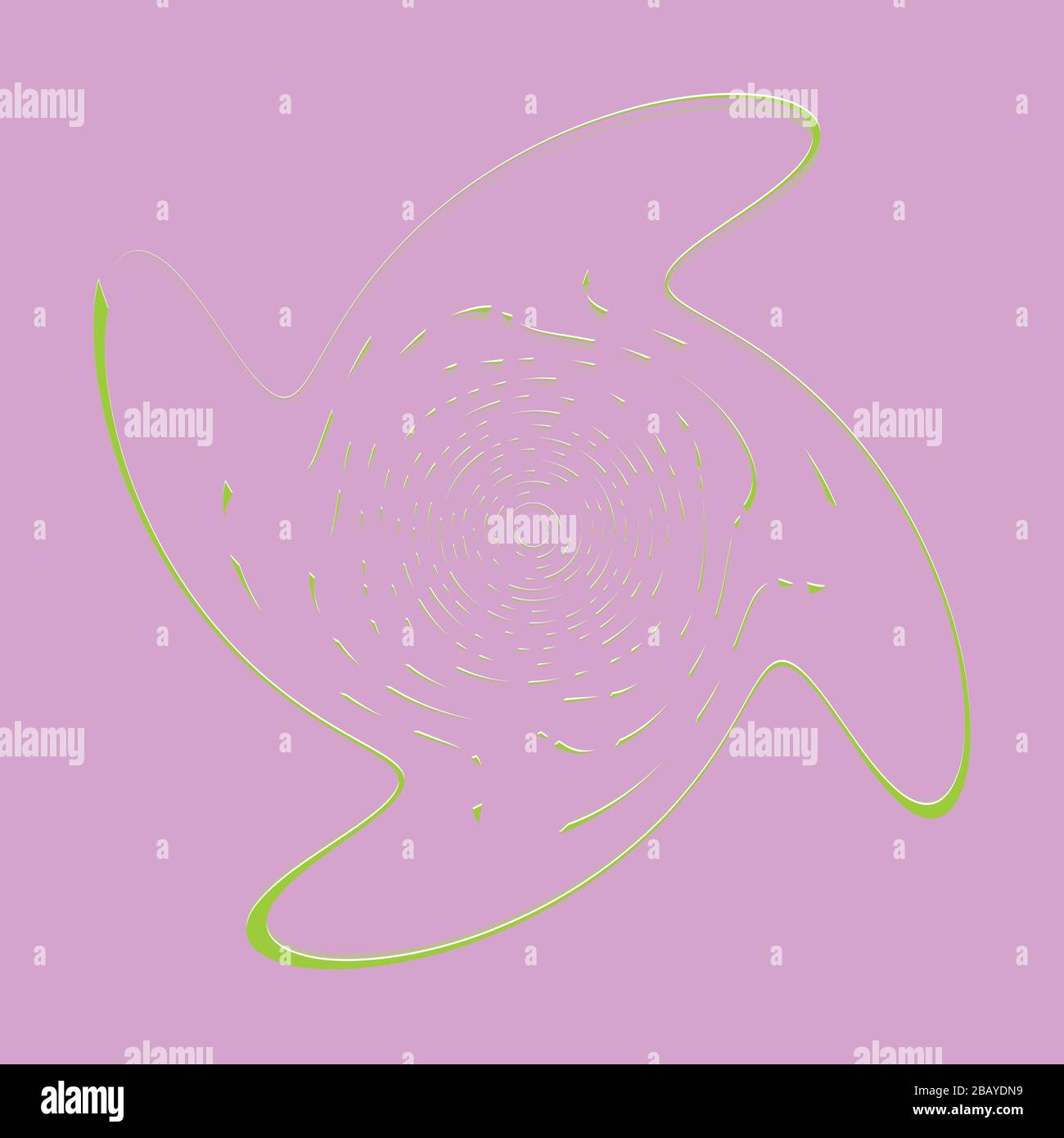 duotone curly, coil, gyration volute shape. twine vortex rotating in ...