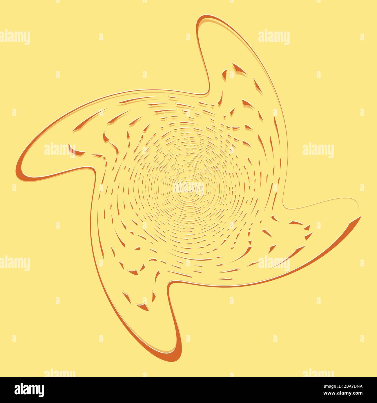 duotone curly, coil, gyration volute shape. twine vortex rotating in ...