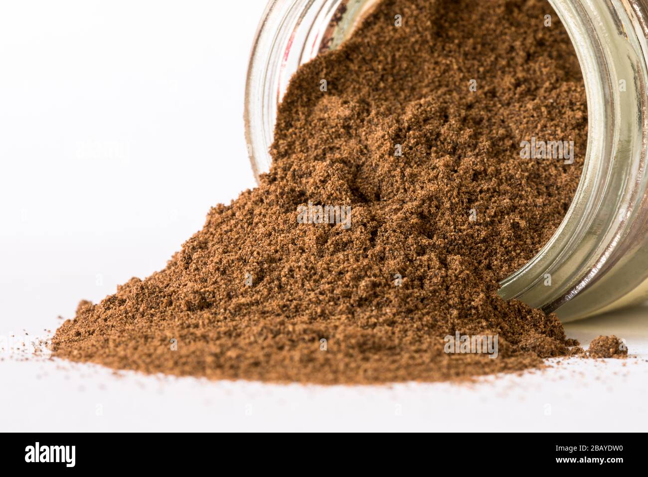 Ground Allspice Spilled from a Spice Jar Stock Photo Alamy