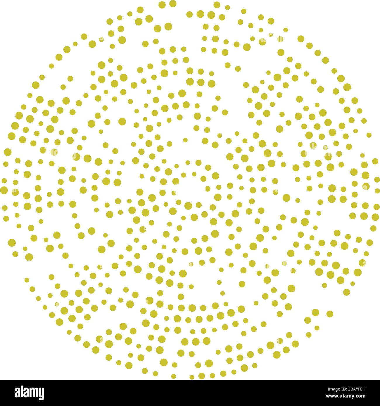 Random Dots Element Random dots, circles abstract. Speckles, dotted radial, radiating ...