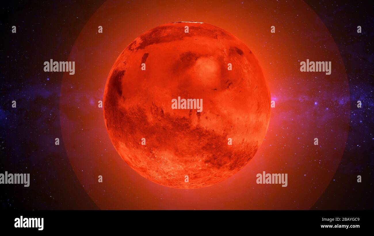 Mars - High resolution best quality solar system planet Stock Photo - Alamy