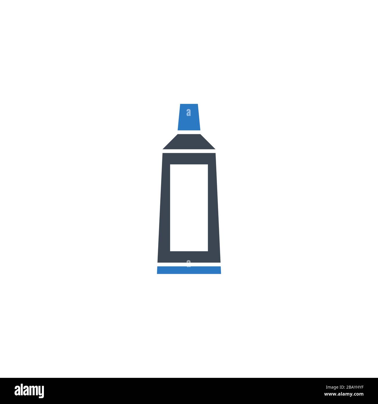 Toothpaste Tube related vector glyph icon Stock Vector Image & Art - Alamy
