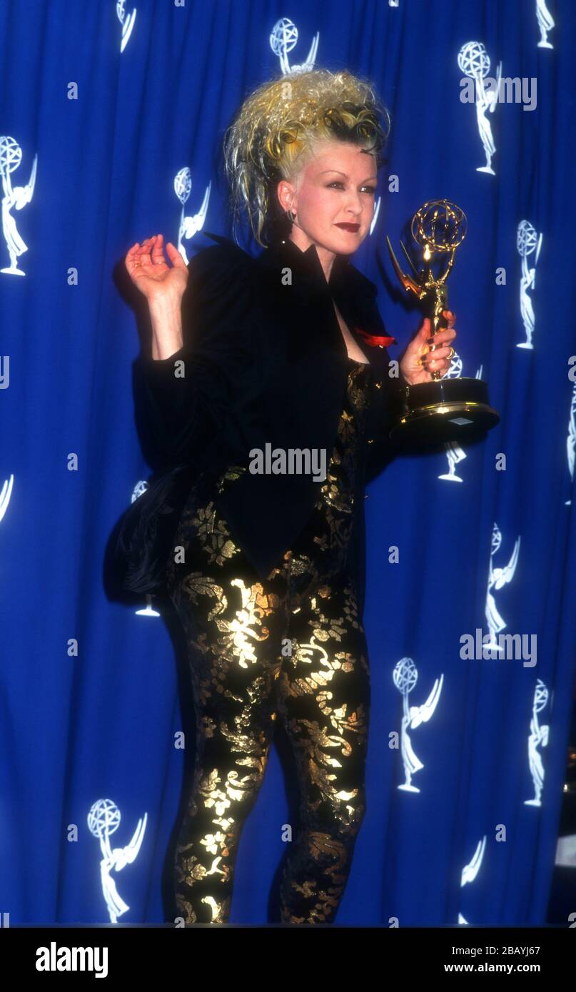 Pasadena, California, USA 10th September 1995 Singer Cyndi Lauper