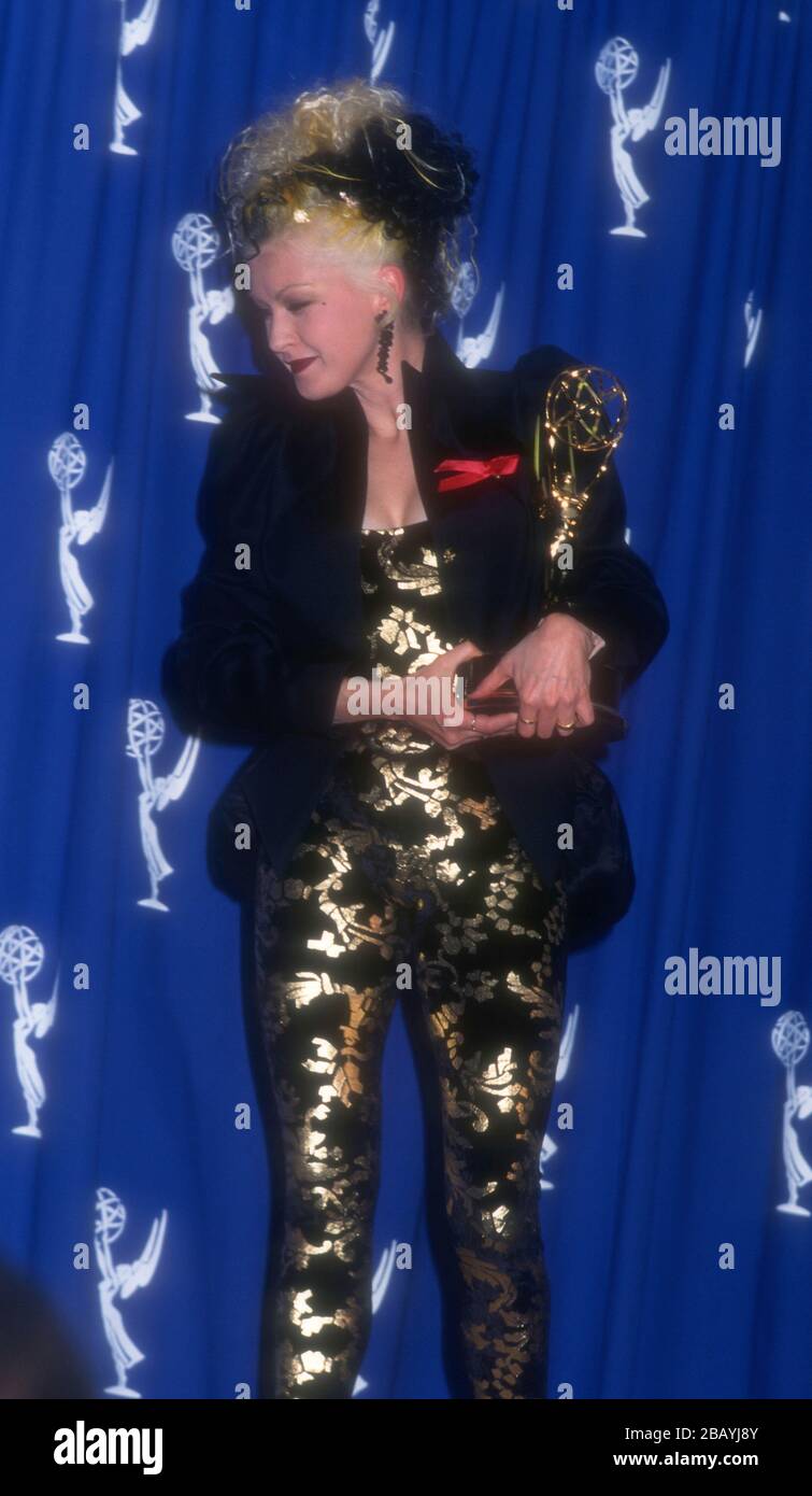 Pasadena, California, USA 10th September 1995 Singer Cyndi Lauper