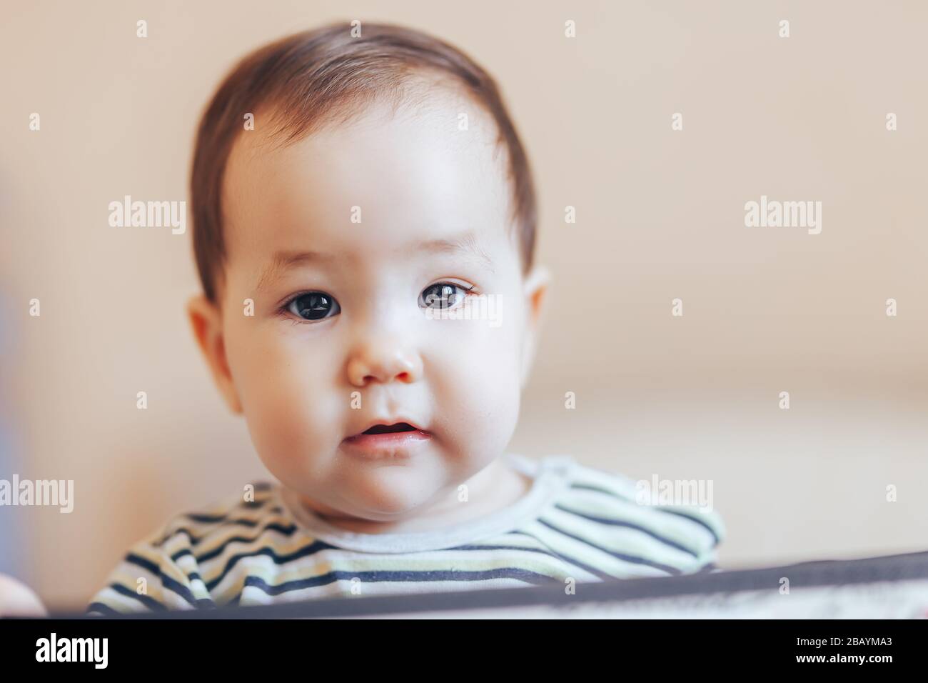 Baby hiding. Baby hiding