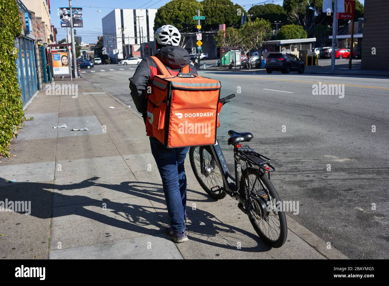doordash on motorcycle