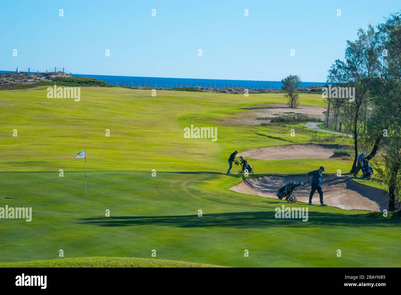 Golf Club. El Saler, Valencia, Spain. Stock Photo