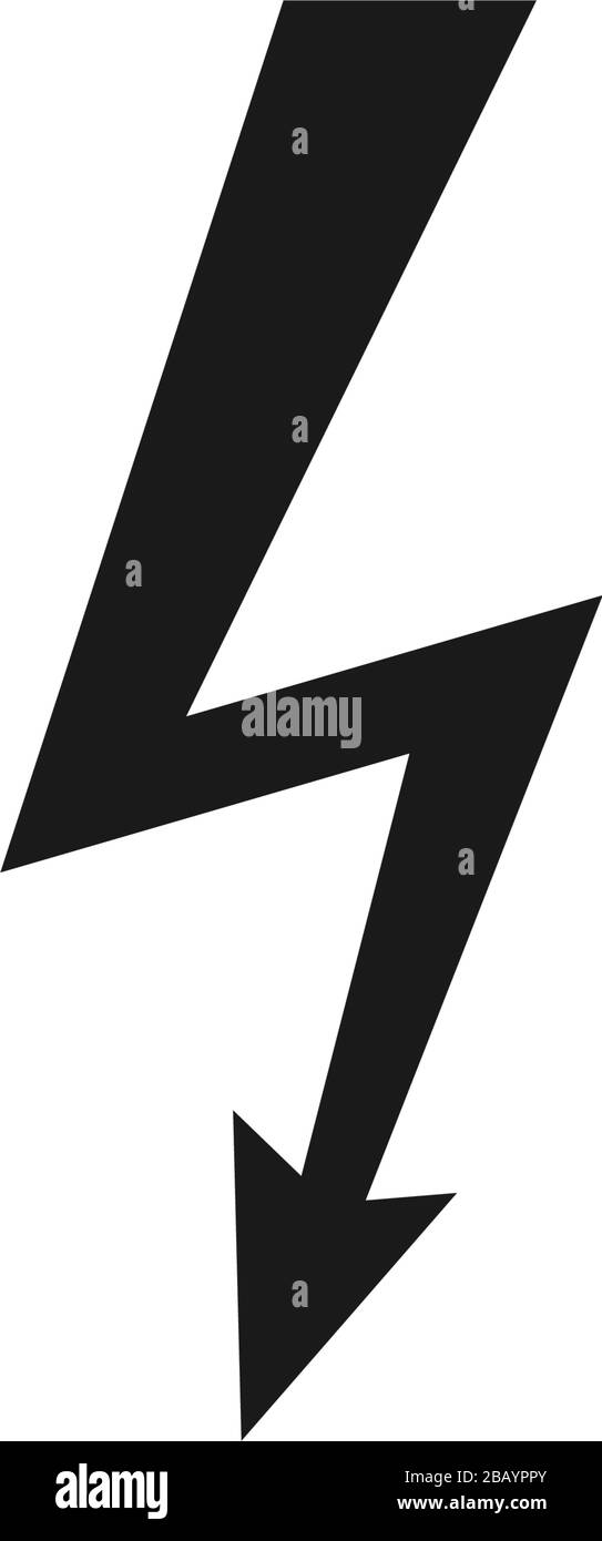 High voltage icon Black and White Stock Photos & Images - Alamy