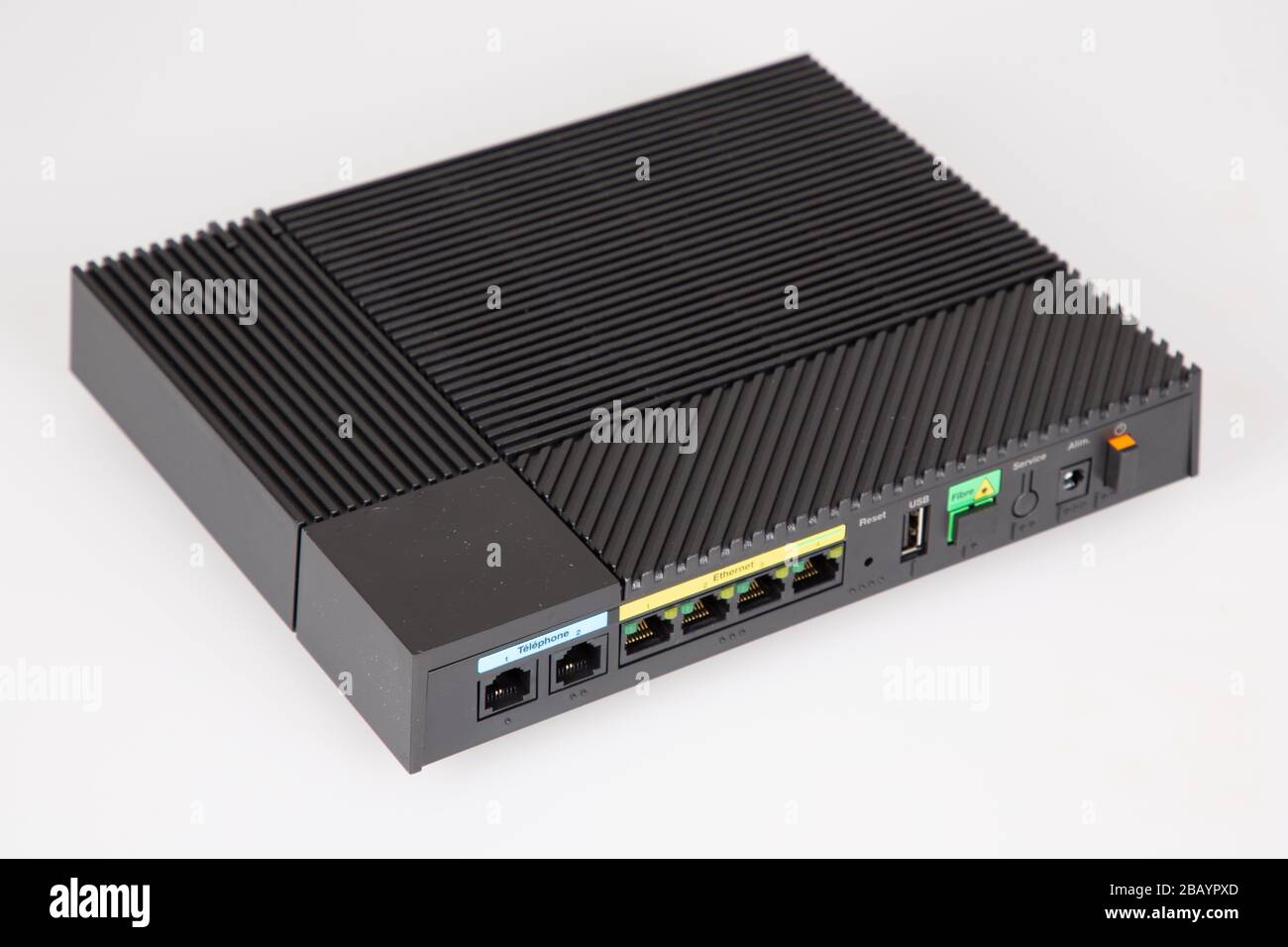 modern wireless router high-speed box access point internet harware Stock  Photo - Alamy