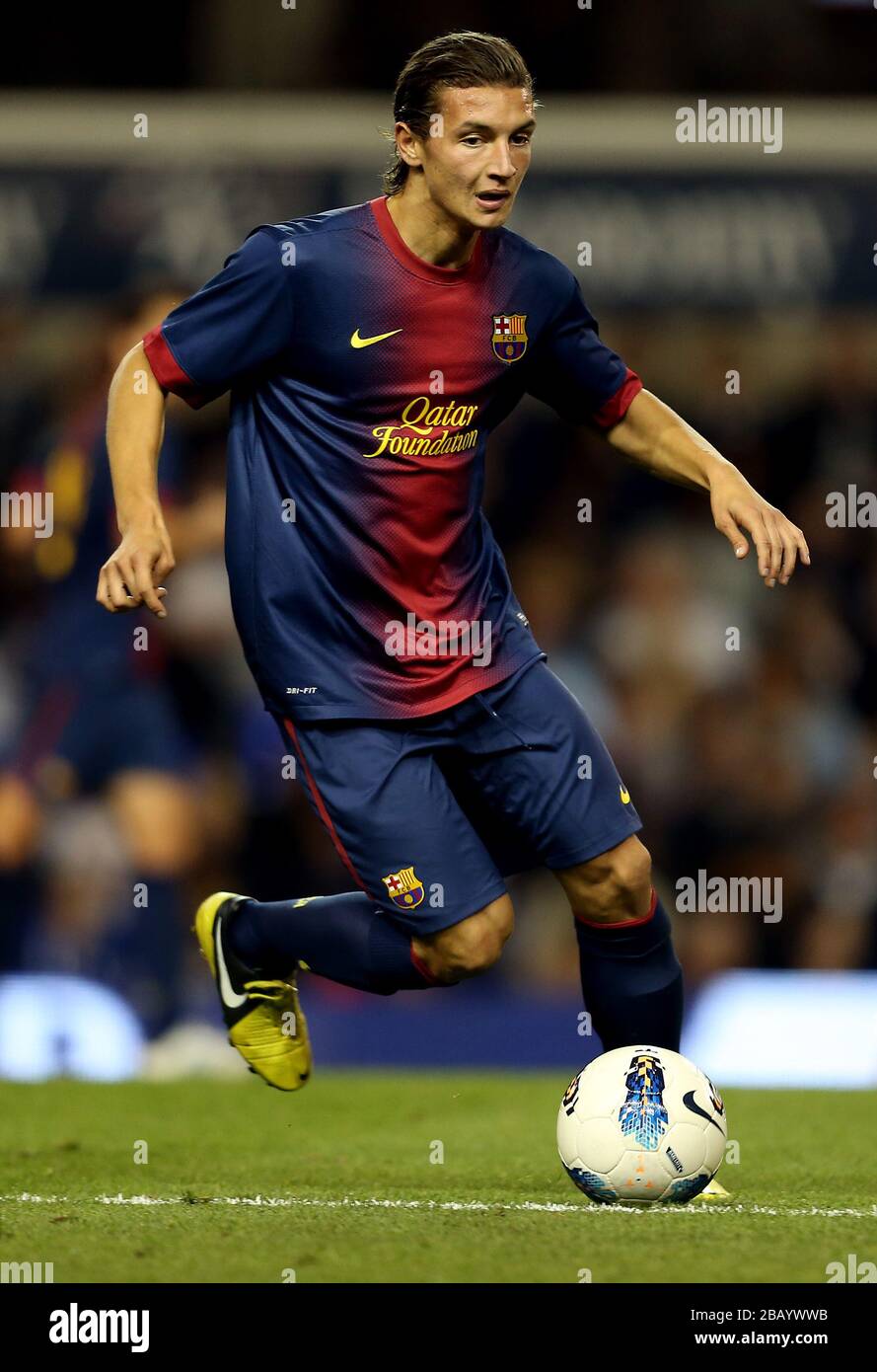 Barcelona's David Babunski Stock Photo Alamy