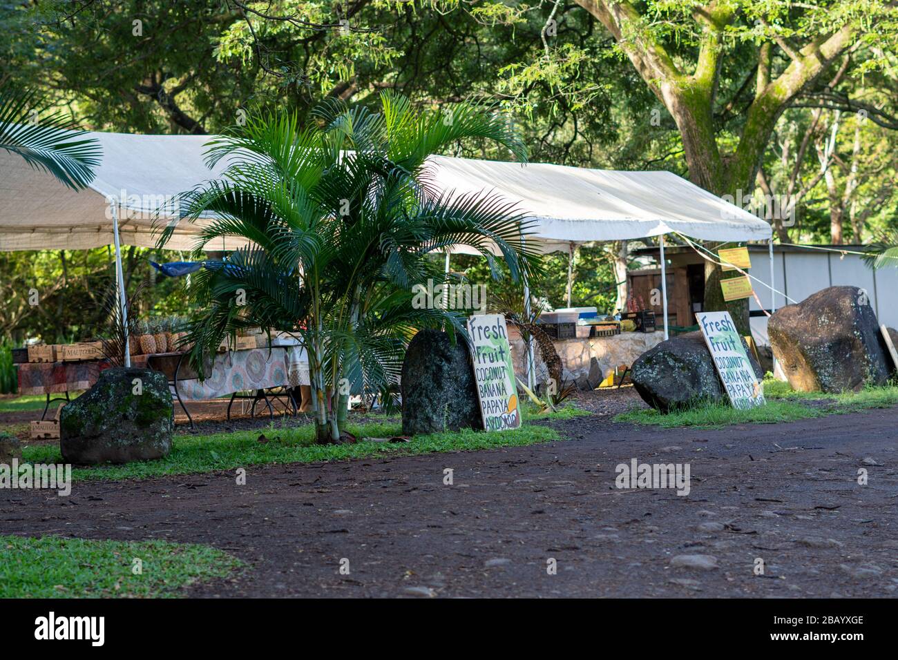 Hawaii fruit stand hi-res stock photography and images - Alamy