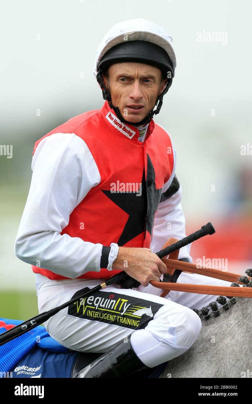 Dale Gibson, jockey Stock Photo Alamy