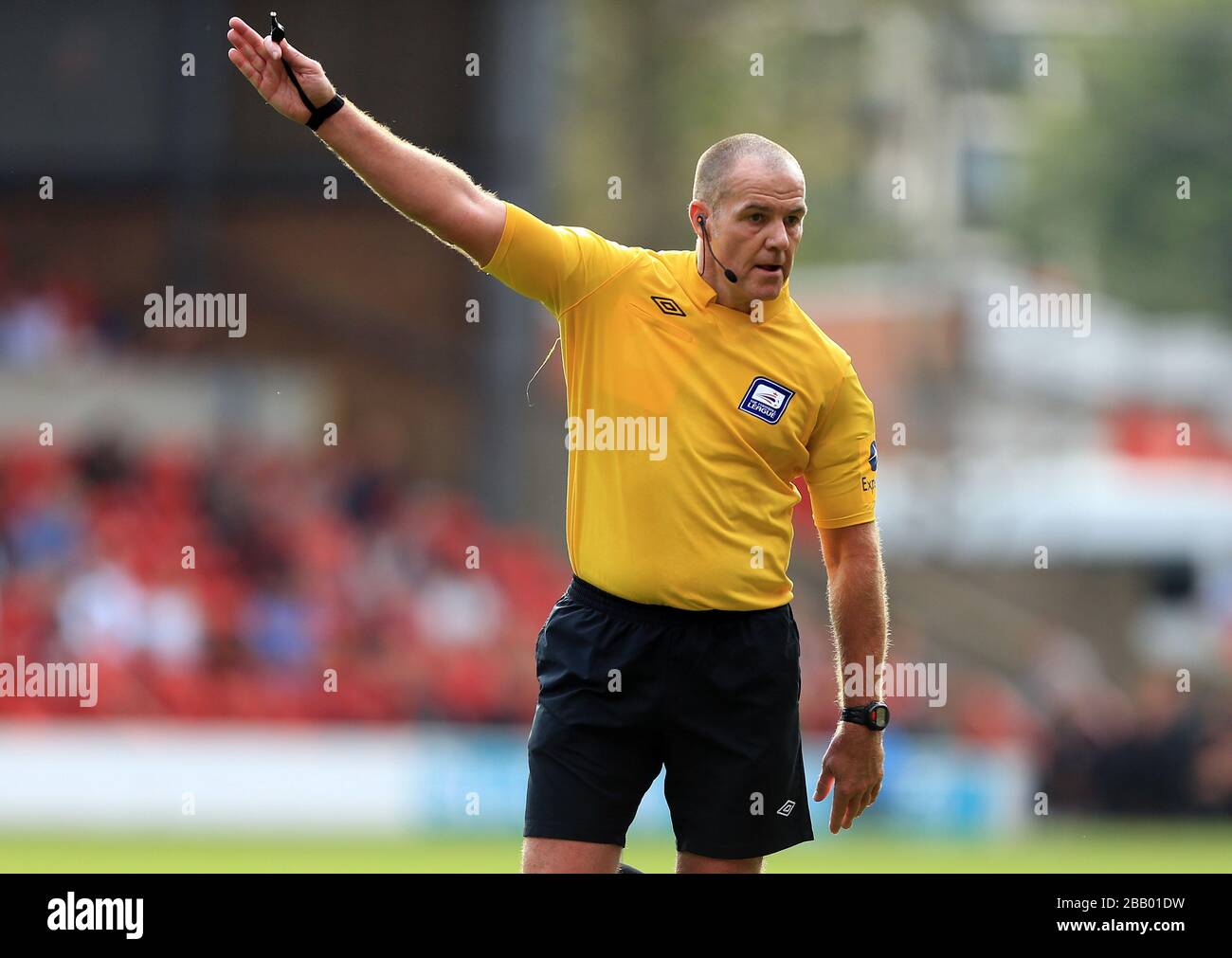 Referee Graham Salisbury Stock Photo Alamy