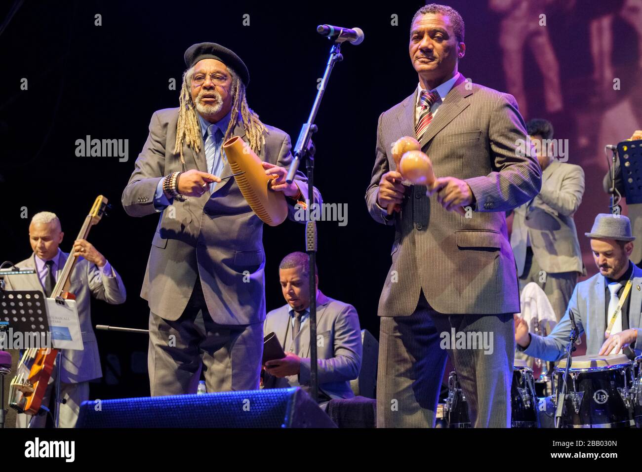 Juan de Marcos Gonz lez leader of the Afro Cuban All Stars. WOMAD