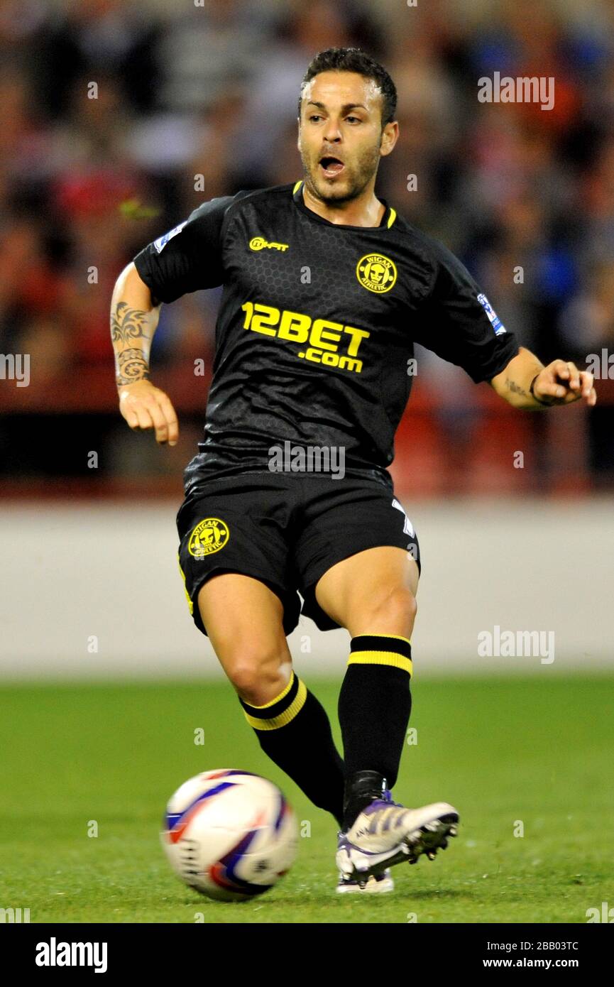 Albert Crusat, Wigan Athletic Stock Photo Alamy