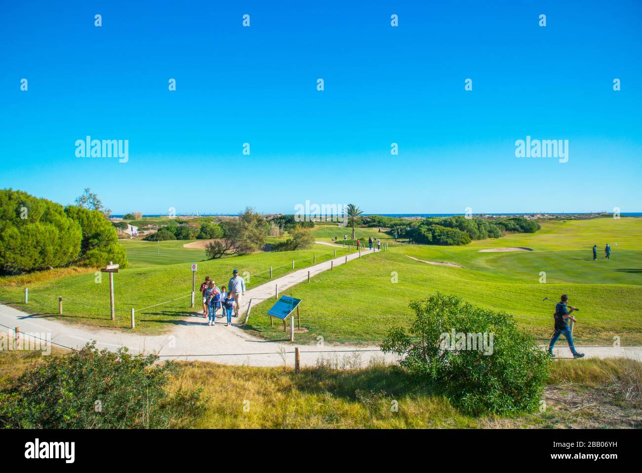 Golf club. El Saler, Valencia, Spain. Stock Photo