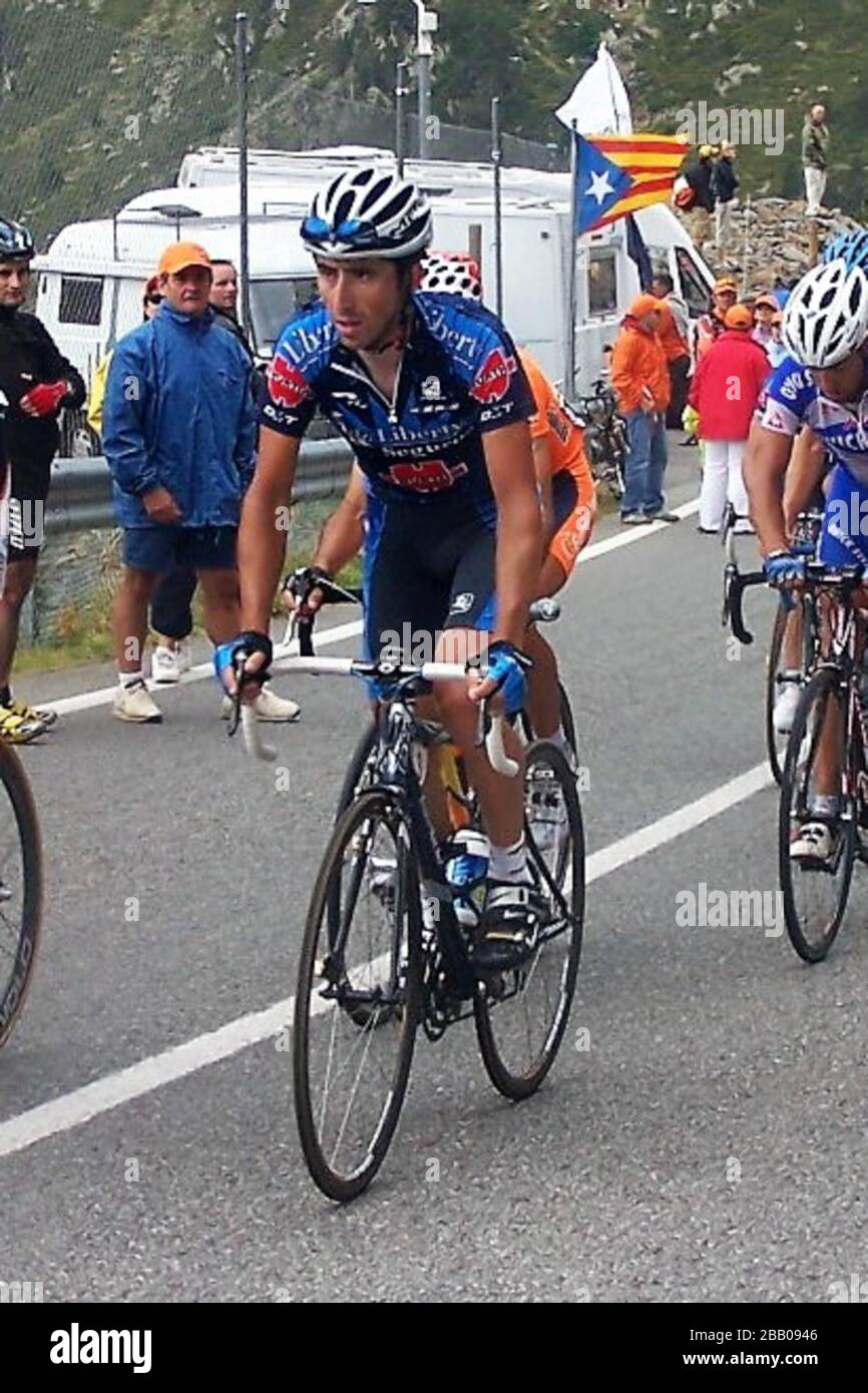 Joseba Beloki of Liberty Seguros  during theTour d'Espagne 2005 cycling race, La Vall d'en Bas - Ordino-Arcalis on September 05, 2005 in  Ordino-Arcalis, France - Photo Laurent Lairys / DPPI Stock Photo