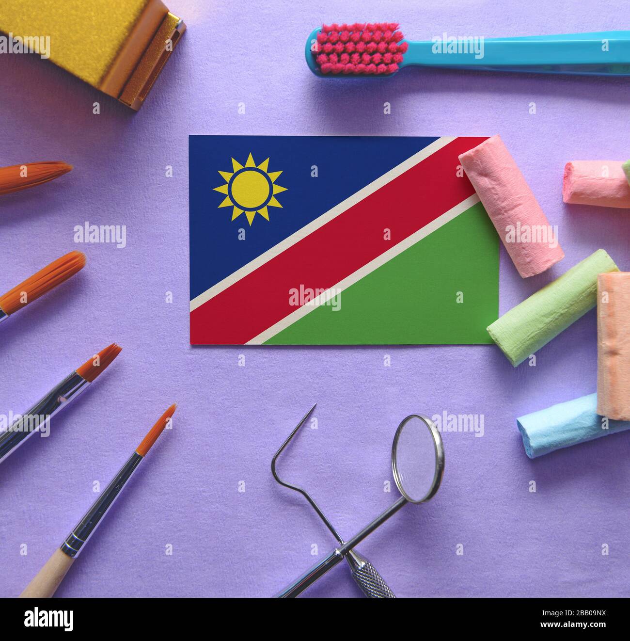 Namibia Instruments Dentist concept with instruments - Conceptual image of dental ...