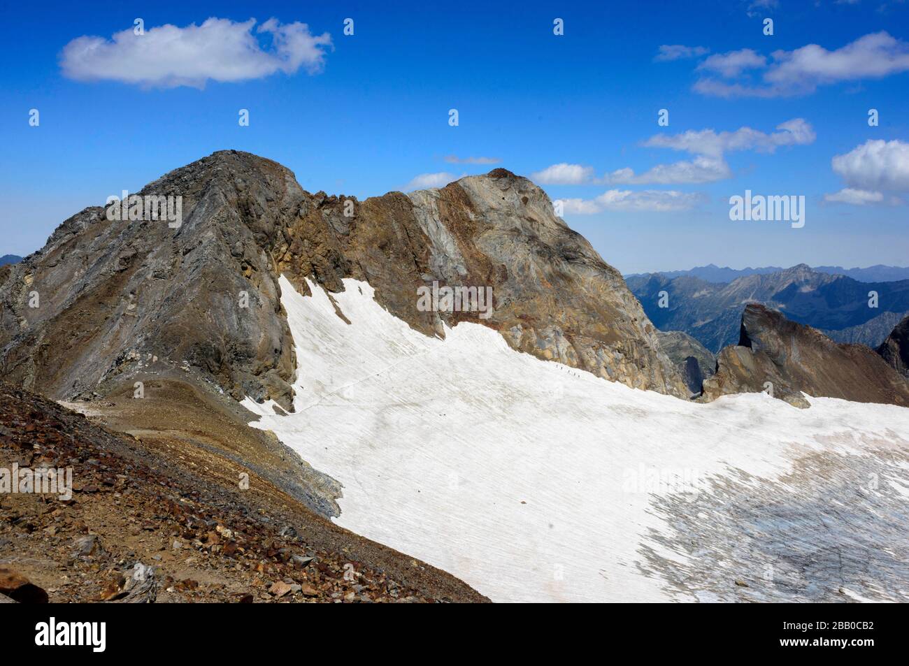 Ossoue Glacier, Vignemale, Central Pyrenees, France Stock Photo
