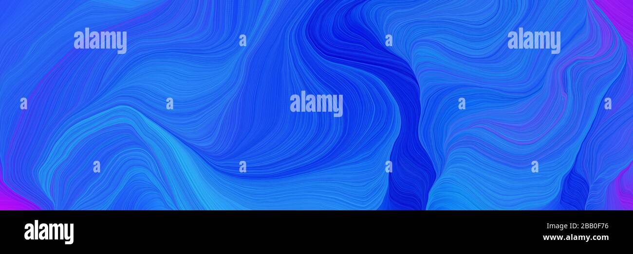 flowing colorful waves backdrop with royal blue, medium blue and blue ...