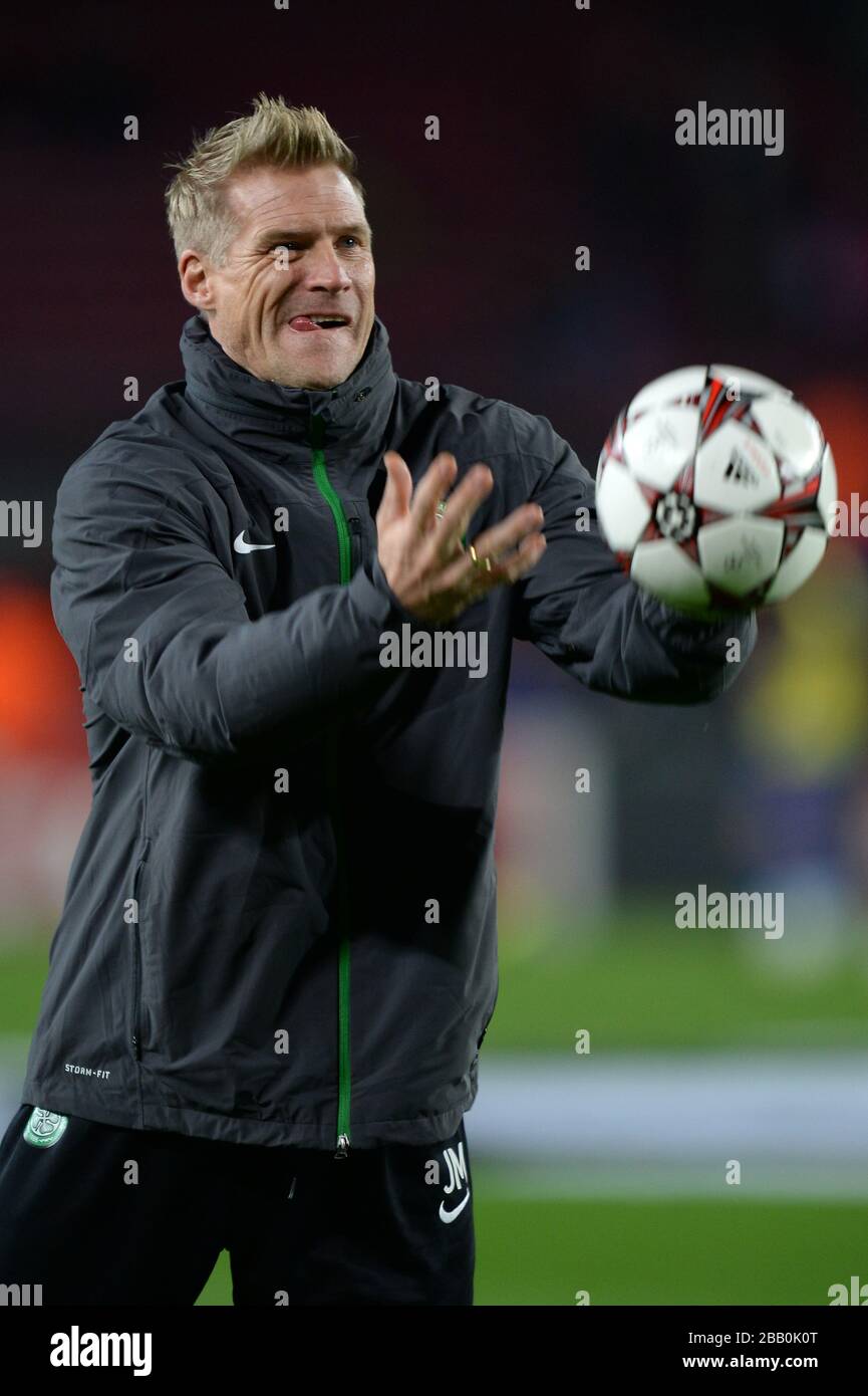 Celtic Assistant Manager Johan Mjallby Stock Photo Alamy