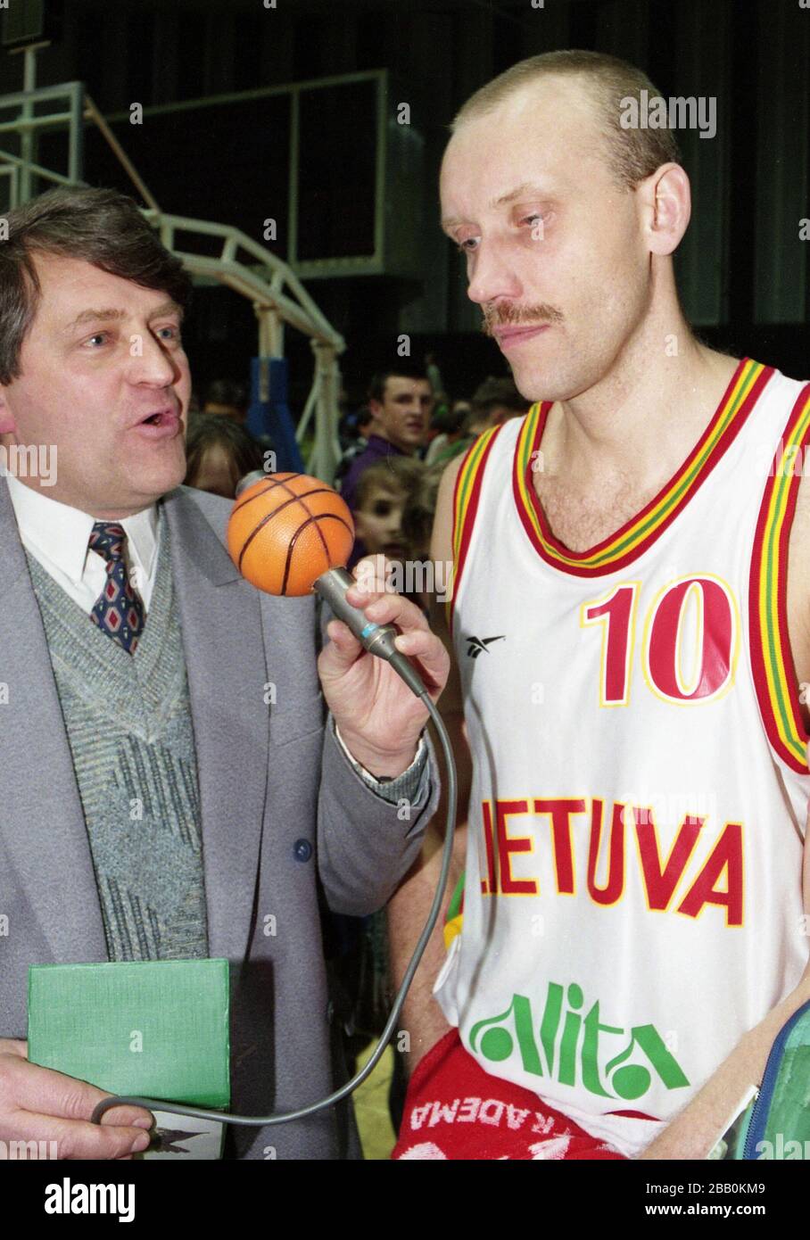 Rimas Kurtinaitis - Lithuanian basketball player, coach, Olympic champion Stock Photo