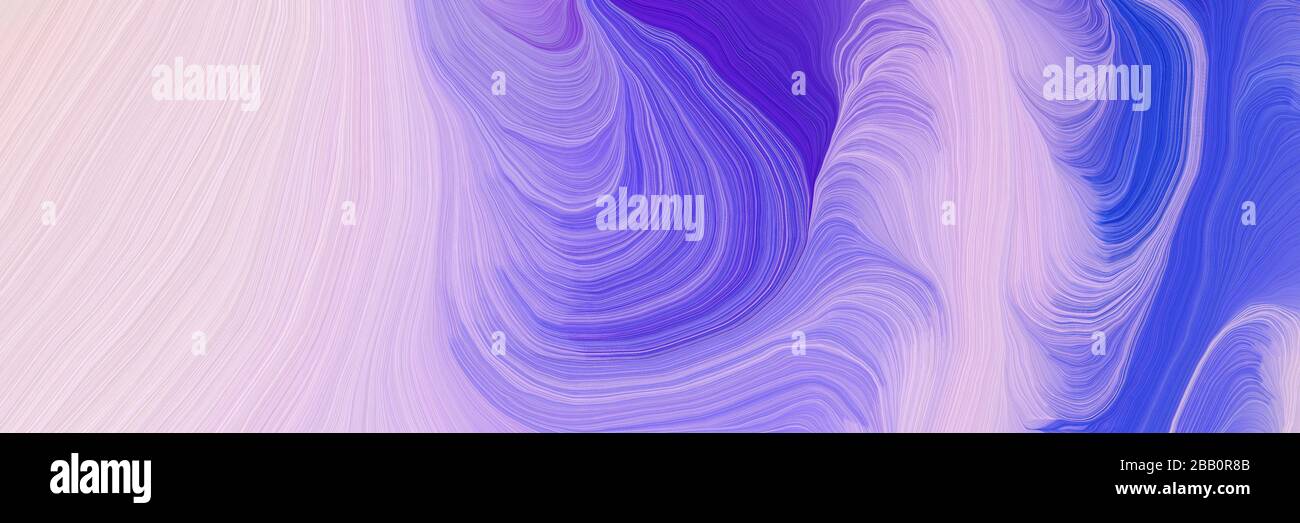beautiful colorful waves design with thistle, royal blue and medium ...