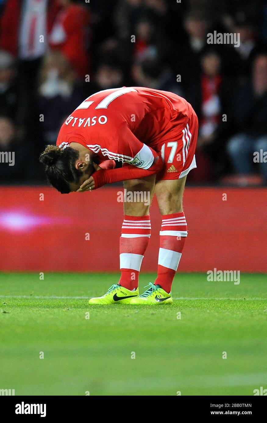 Southampton's Pablo Osvaldo appears dejected. Stock Photo