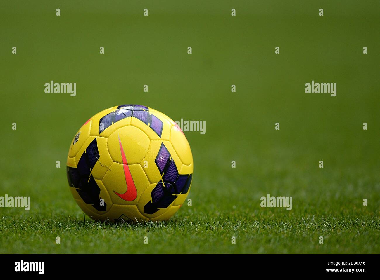 Nike Incyte match ball on the pitch Stock Photo - Alamy
