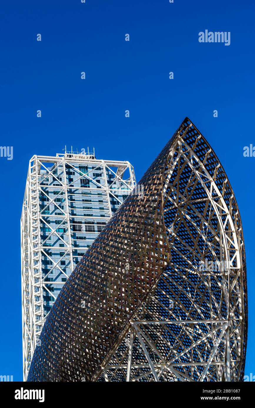 Olympic port of Barcelona, Catalonia, Spain. Stock Photo