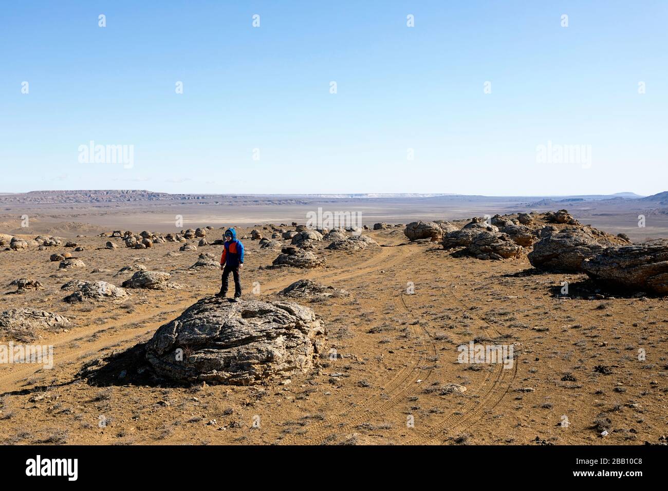 Kazakhstan kazakh village hi-res stock photography and images - Alamy