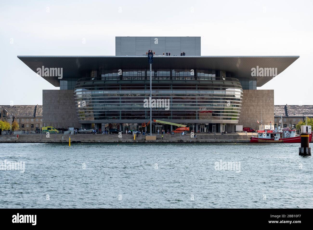 The Copenhagen Opera House, Copenhagen, Denmark, Europe Stock Photo