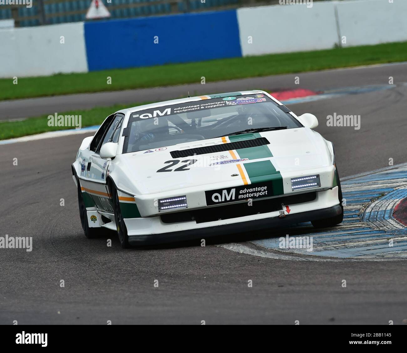 Nicholas Olson, Lotus Esprit S3, Modern Classics, Classic Sports Car Club, CSCC, Late Summer race Meeting, Donington Park, Sunday, 4th September, Stock Photo