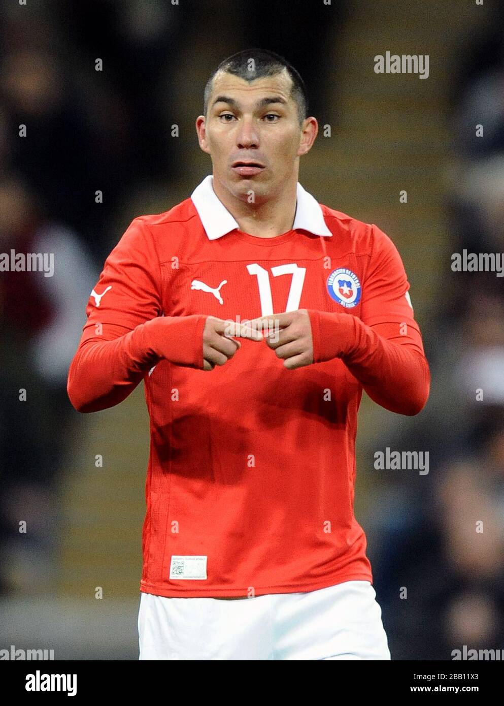 Gary Medel, Chile Stock Photo