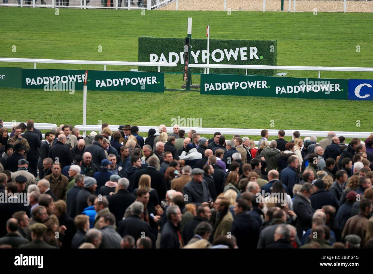 Cheltenham Racesourse Sign Paddy power signage at cheltenham racecourse hi-res stock photography ...
