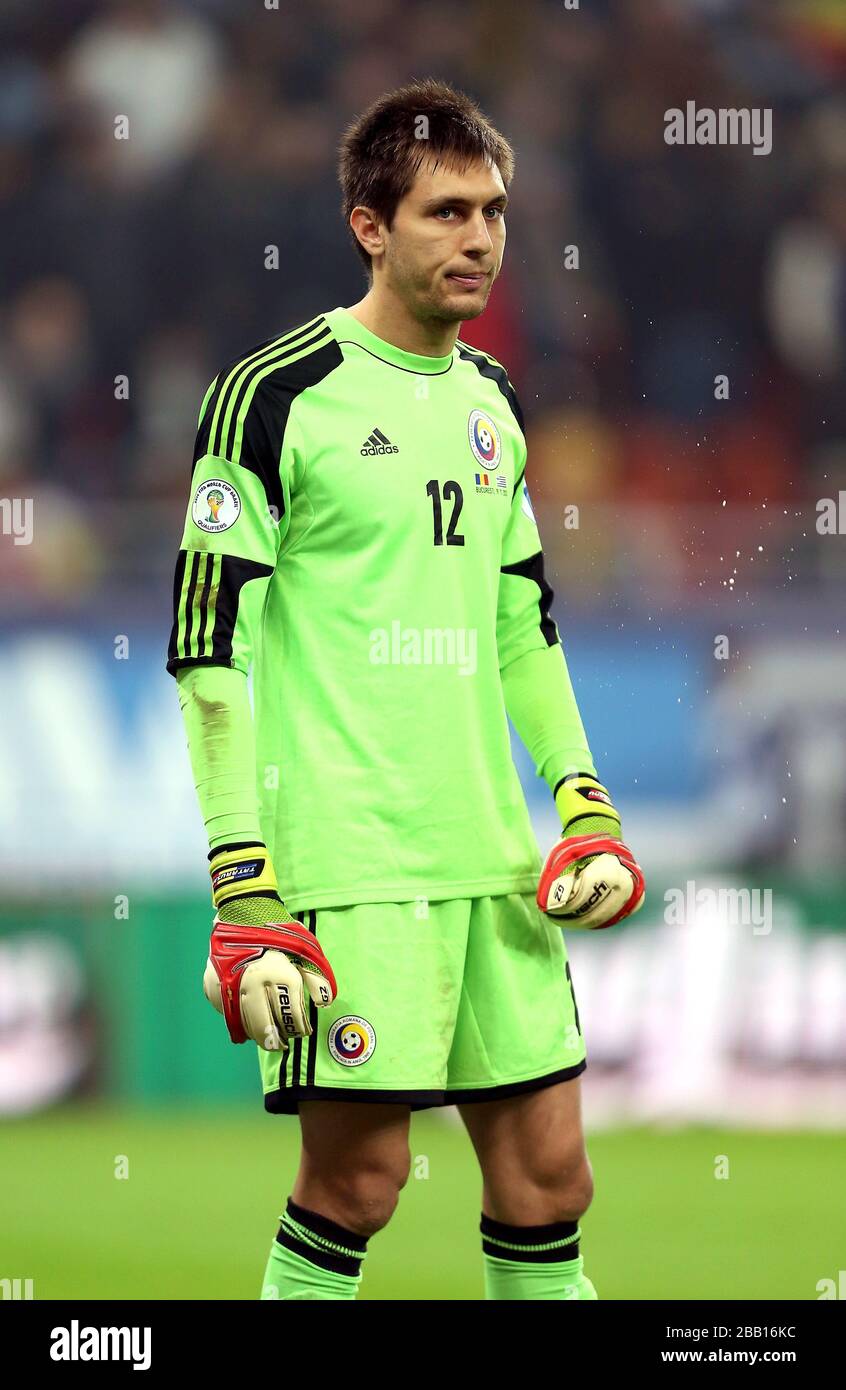 Romania goalkeeper Ciprian Tatarusanu Stock Photo - Alamy