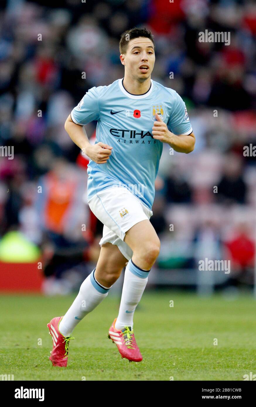 Samir Nasri Manchester City Stock Photo Alamy