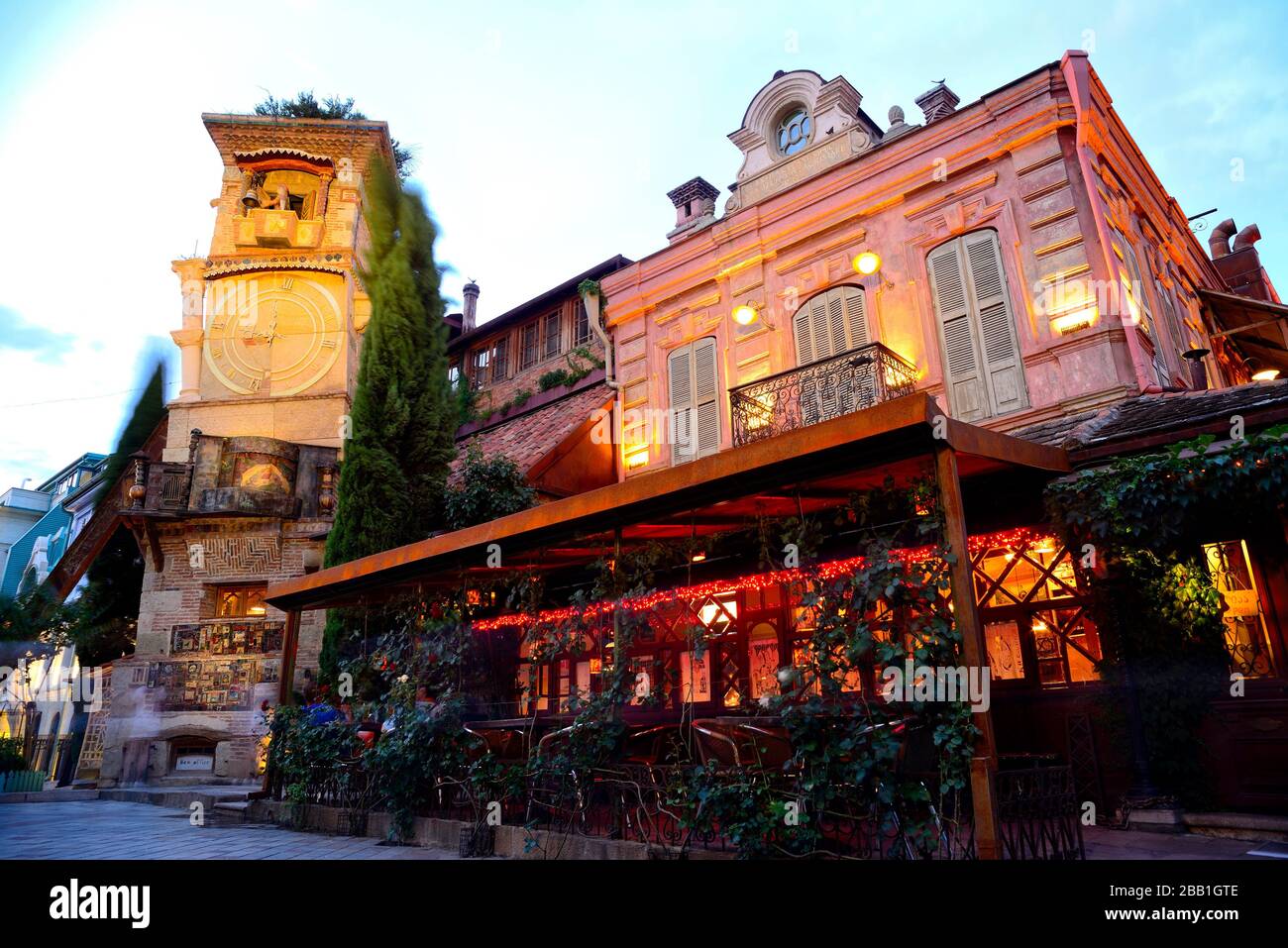 Puppets theatre of Tbilisi, Stock Photo Alamy