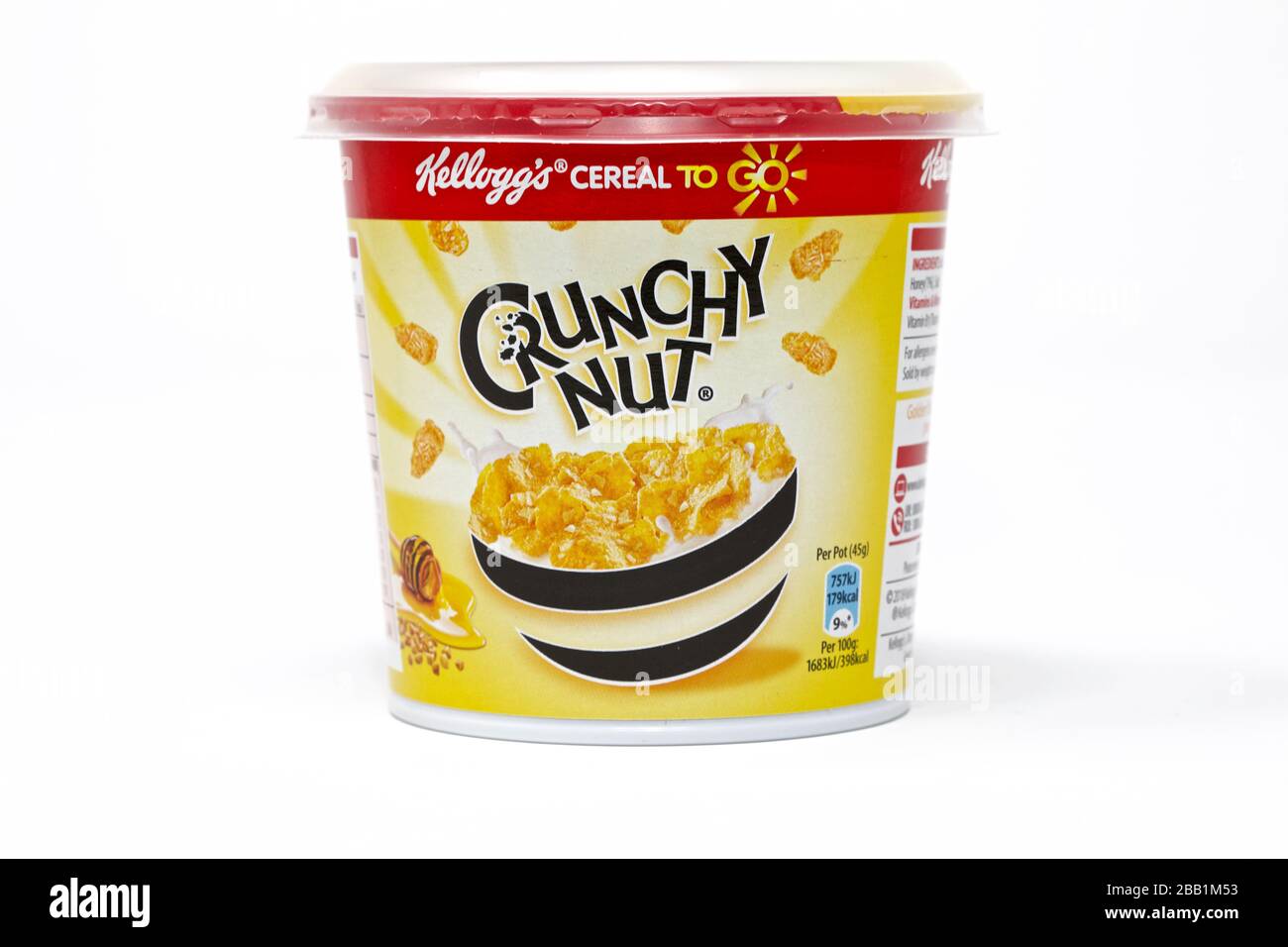 Kellogg's Crunchy Nut Pot Stock Photo Alamy