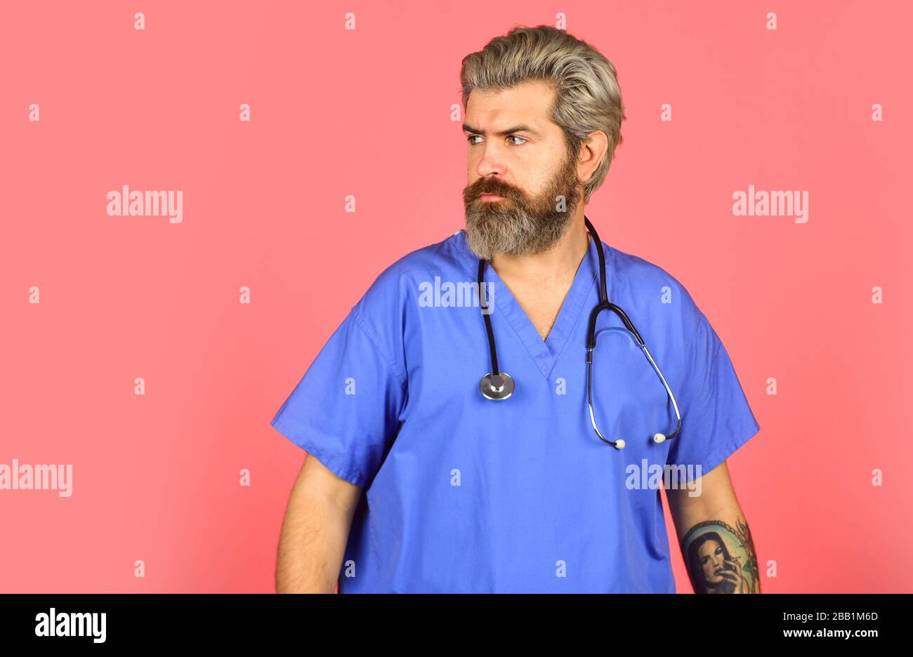 Mature man doctor student hi-res stock photography and images - Alamy