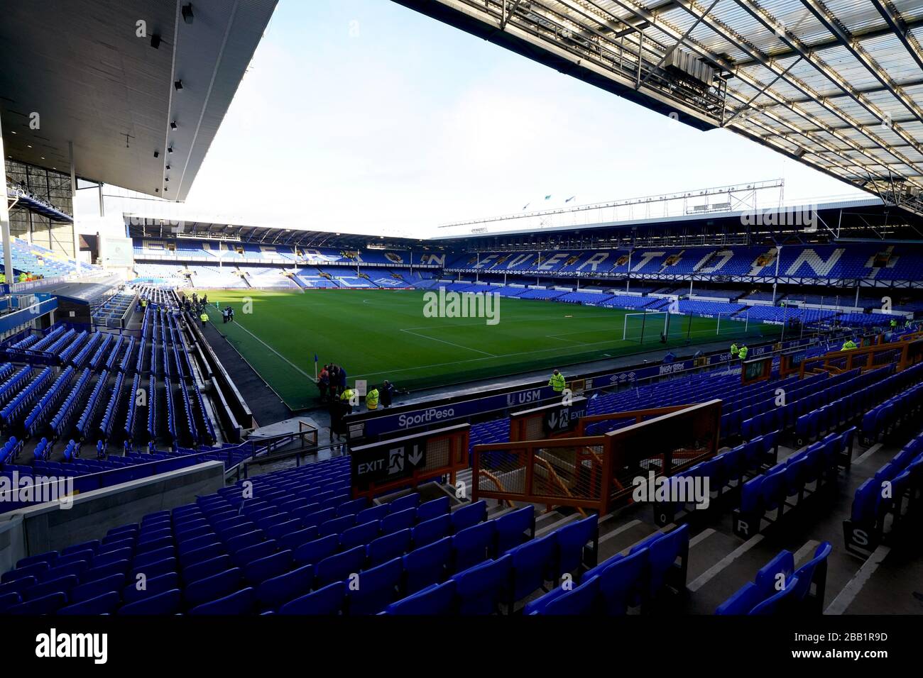 A general view of the Goodison Park stadium Stock Photo