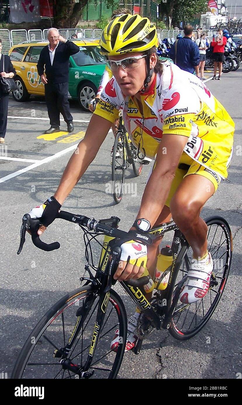 Cyclisme - Autographe David de la Fuente Saunier Duval Prodir 2005