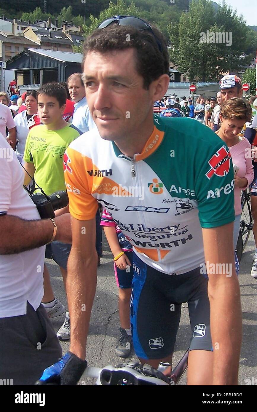 Roberto Heras of Liberty Seguros  during theTour d'Espagne 2005 cycling race, Andorre - Aramón Cerler on September 06, 2005 in  Andorre, France - Photo Laurent Lairys / DPPI Stock Photo