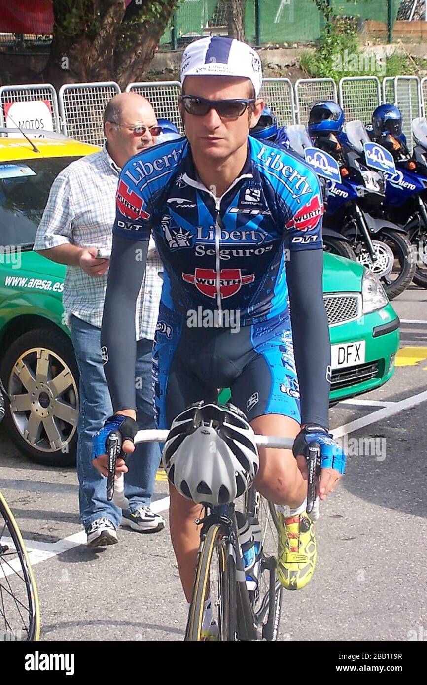 Michele Scarponi of Liberty Seguros  during theTour d'Espagne 2005 cycling race, Andorre - Aramón Cerler on September 06, 2005 in  Andorre, France - Photo Laurent Lairys / DPPI Stock Photo
